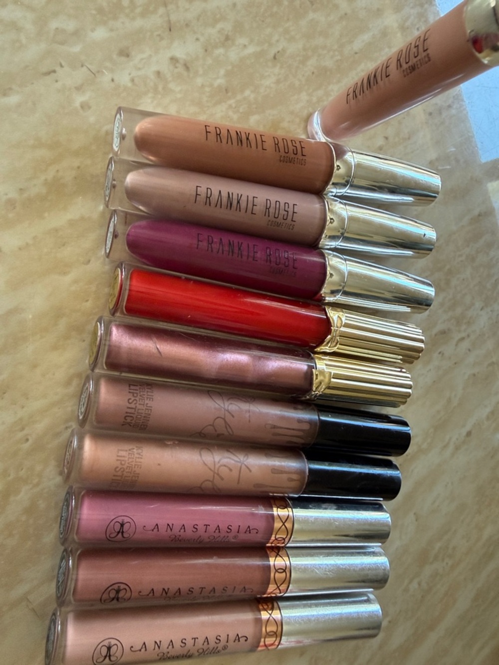 Liquid Lipstick Set in Neutral, Pink and Red Shades